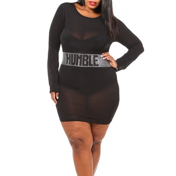 Plus Size Bling Dress